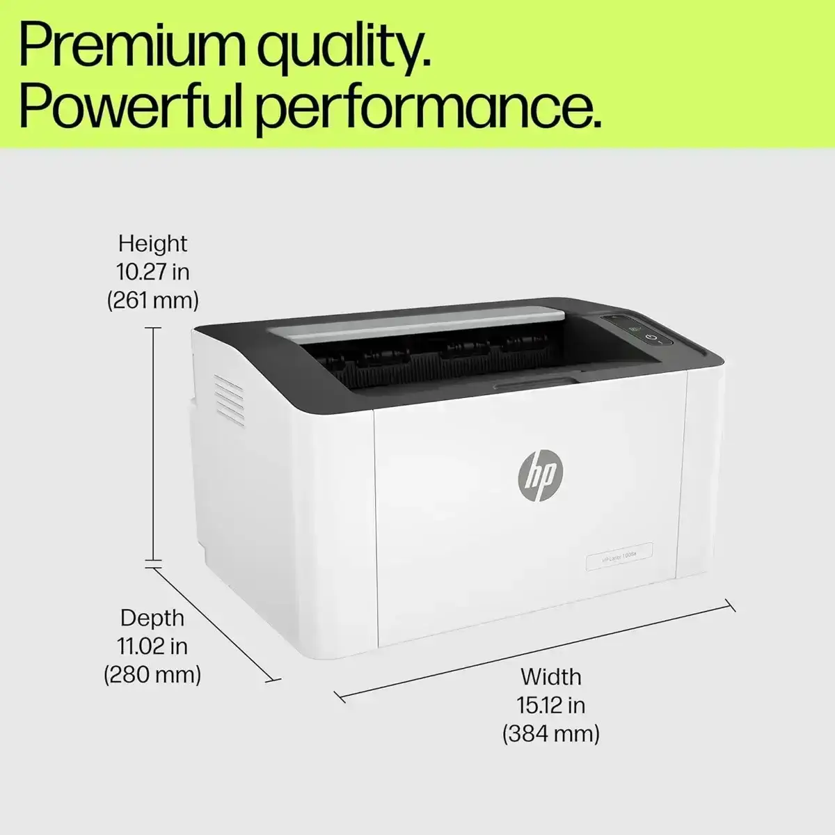 HP LaserJet 108a – Fast 20 ppm Monochrome Laser Printer, USB 2.0 Interface image 2