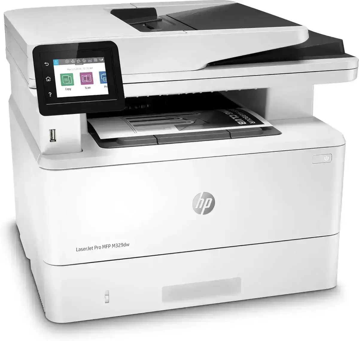 HP LaserJet Multifunction hp M329dw, 35 PPM, 512 MB Memory, Copy, Scan ADF, Automatic Duplex, Wireless, Ethernet and Speed USB, A4 Multifunction Printer, 1 Year on-site warranty image 2
