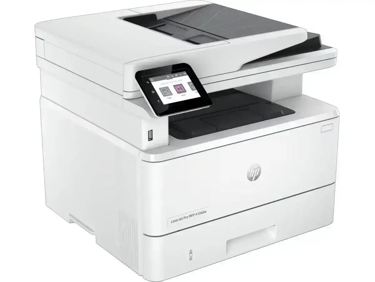 HP LaserJet Pro MFP 4104dw, 40 PPM, 512 MB, Print, Copy, Scan, ADF, Automatic Duplex, 2.7” Color Touchscreen Display,  A4 multifunction Printer, 1 Year Warranty image 4