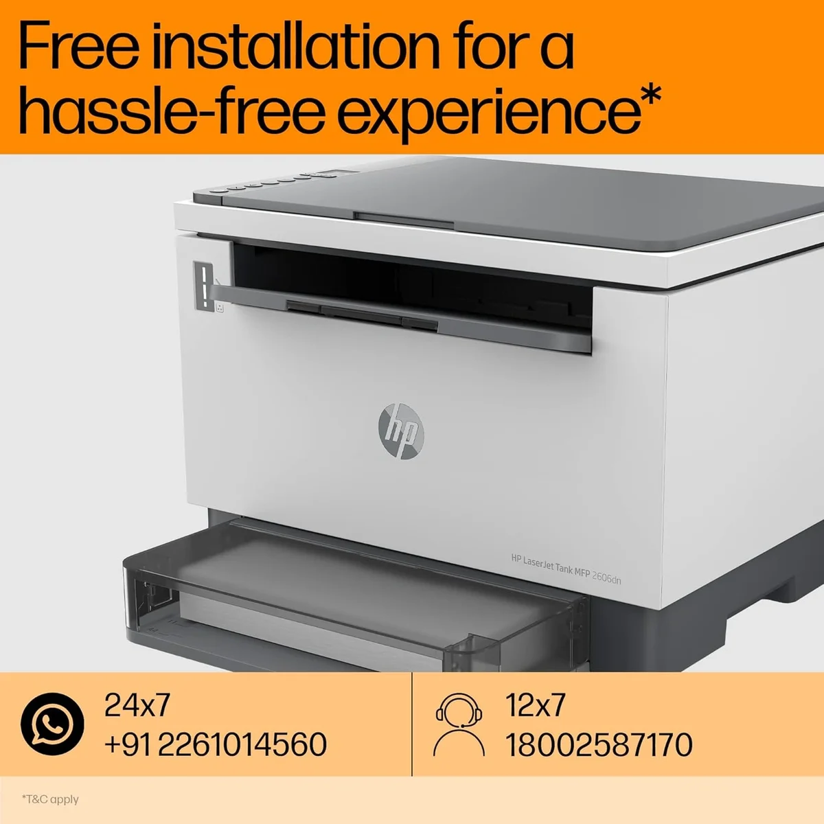 HP LaserJet Tank MFP 2606dn Printer Multi-function Monochrome Laser Printer  image 5