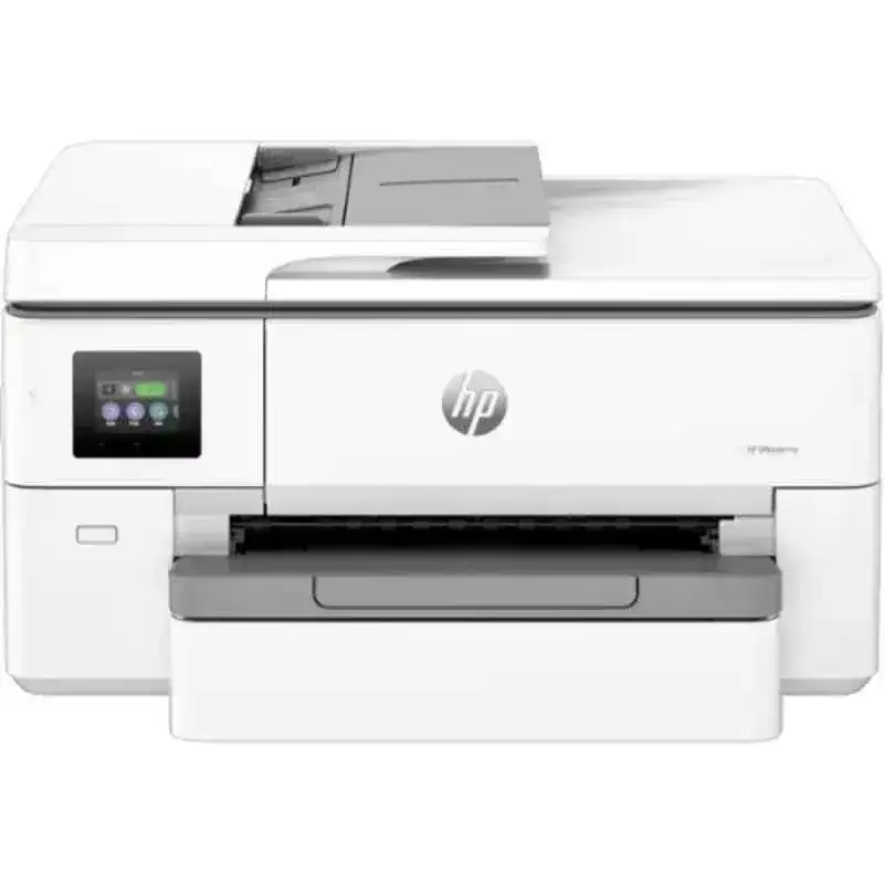 HP OfficeJet Pro 9720 A3 color multifunction printer; prints 22 ppm black, 18 ppm color with duplex printing.