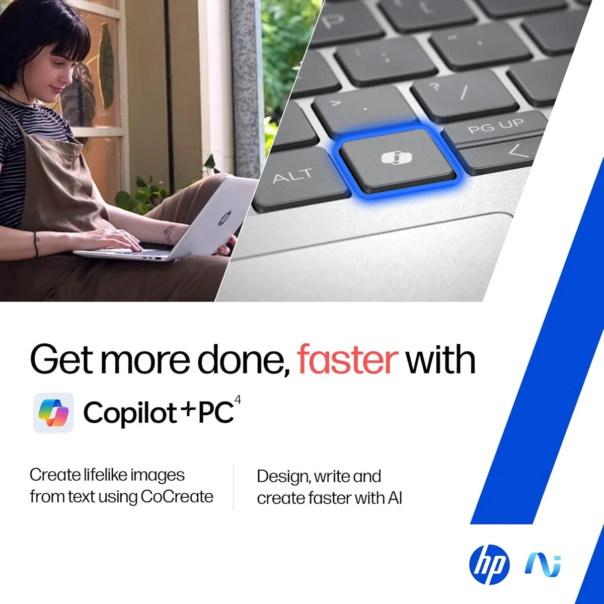 HP OmniBook AMD Ryzen 5 New AI 330 Processor, 24GB DDR5 RAM, 1TB SSD, 15.6''/39.6cm FHD, Anti-Glare, Win 11 Home,MS Office 2024, Silver, 1.7kg, FHD Camera with Shutter, Fingerprint Reador, Backlit KB, fn0074AU, 1 Year Warranty image 11