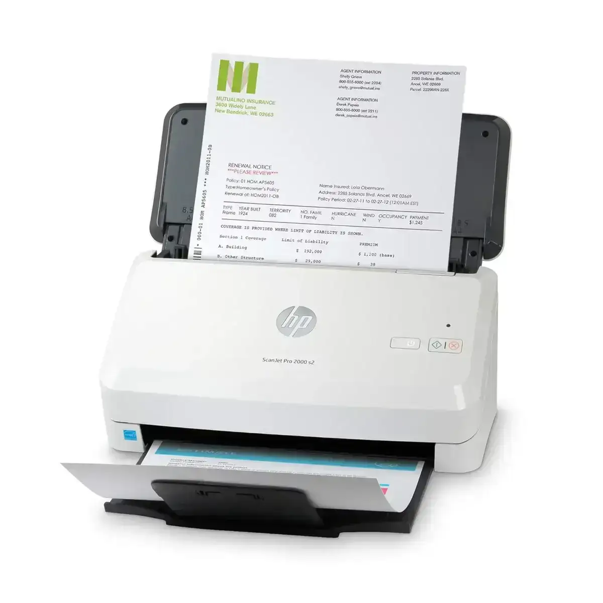 HP Scanjet Pro 2000 s2 Sheet-Feed Scanner, Simplex 35 PPM, Duplex 70 PPM, Automatic Duplex, USB 3.0, 1 Year warranty image 3