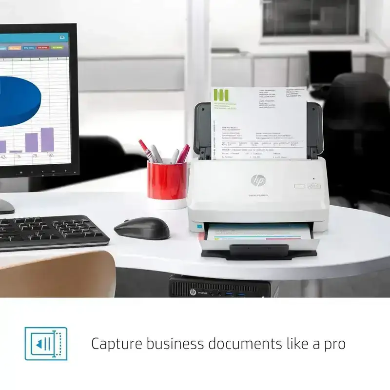 HP Scanjet Pro 2000 s2 Sheet-Feed Scanner, Simplex 35 PPM, Duplex 70 PPM, Automatic Duplex, USB 3.0, 1 Year warranty image 5