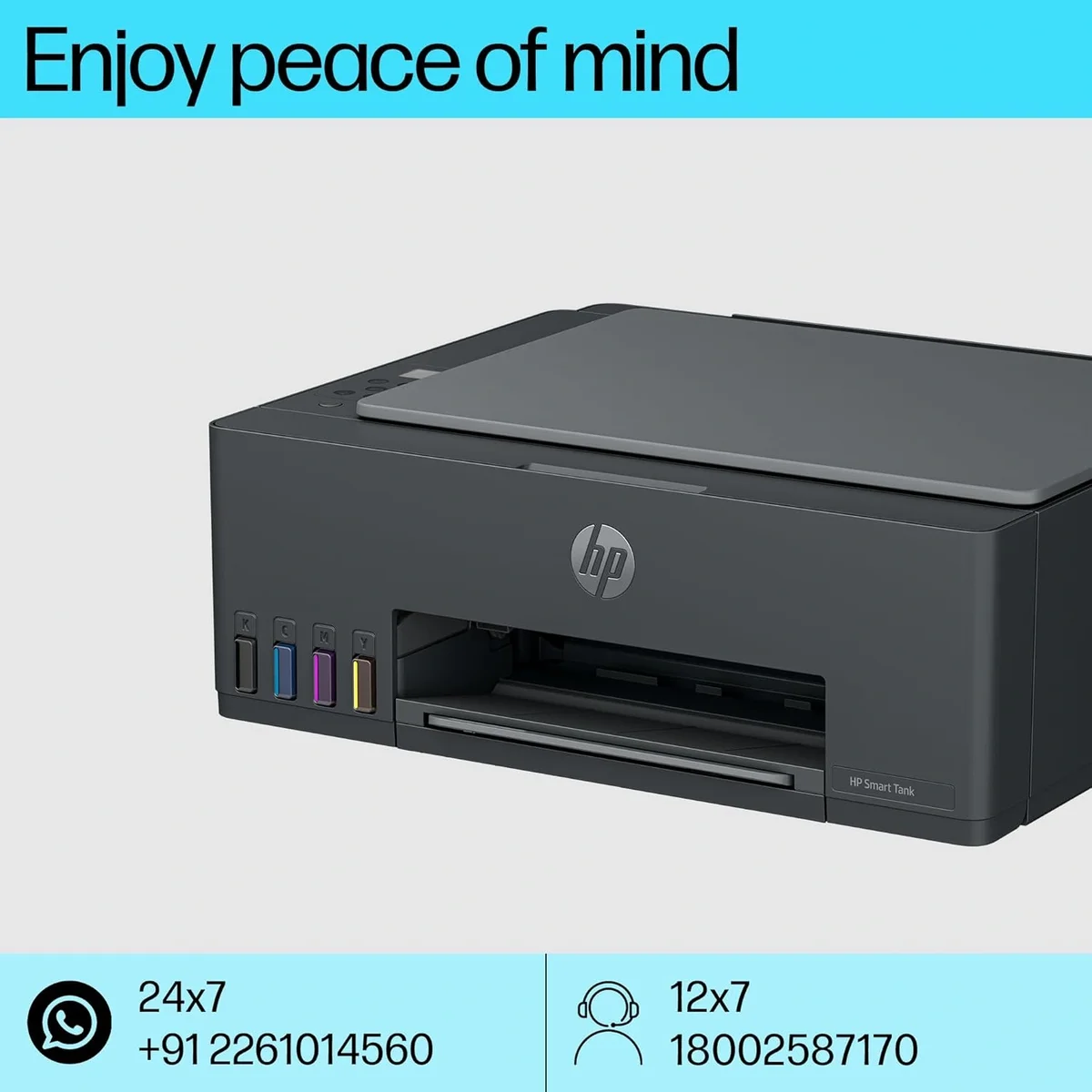 HP Smart Tank 524 All-in-One Colour Printer – Print, Scan & Copy | USB Connectivity | Up to 4800 × 1200 dpi Print Resolution | Print,Scan & Copy for Home/Office image 4