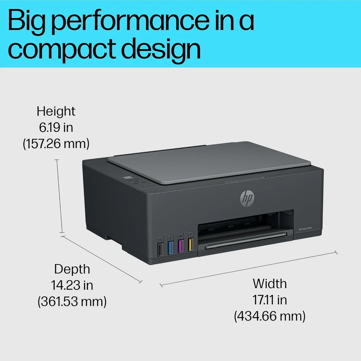 HP Smart Tank 524 All-in-One Colour Printer – Print, Scan & Copy | USB Connectivity | Up to 4800 × 1200 dpi Print Resolution | Print,Scan & Copy for Home/Office image 5