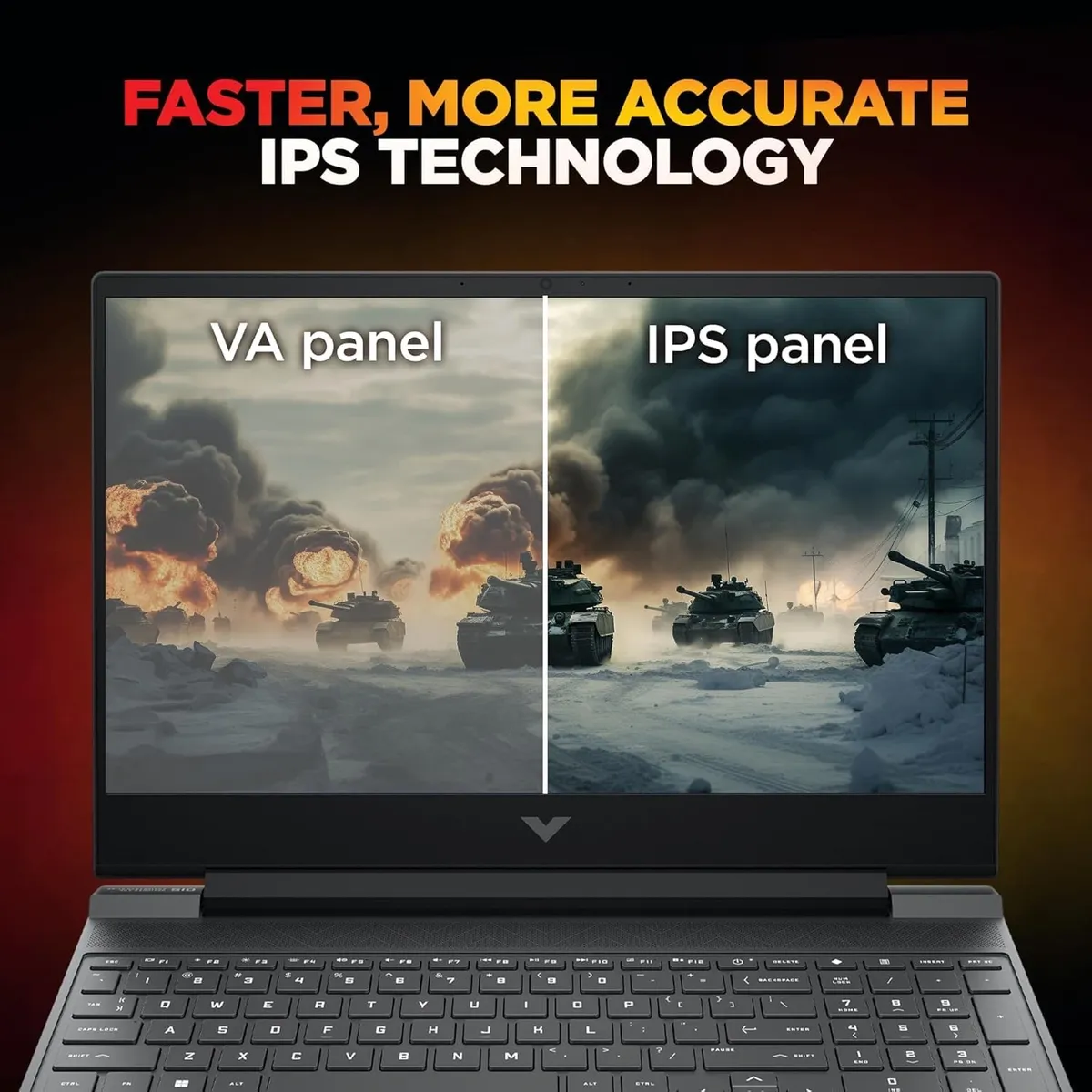 HP Victus, AMD Ryzen 7 7445HS, 16GB DDR5, 512GB SSD, 4GB RTX 2050, 15.6''/39.6cm FHD, 144Hz, 300 nits, IPS, Win 11 Home, MS Office 365* Office 2024, Mica Silver, 2.29kg, fb3123AX, Backlit, 1 Year Warranty, Gaming Laptop image 10