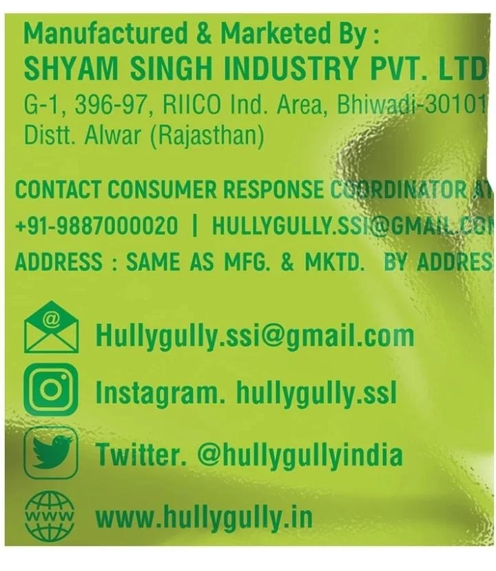  Hully Gully Corn-Puffs - Nimbu Masala, Baked, Golden Pack, 120 g image 2