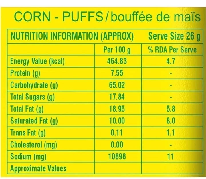 Hully Gully Tangy Pudina Corn Puffs, 160g image 2