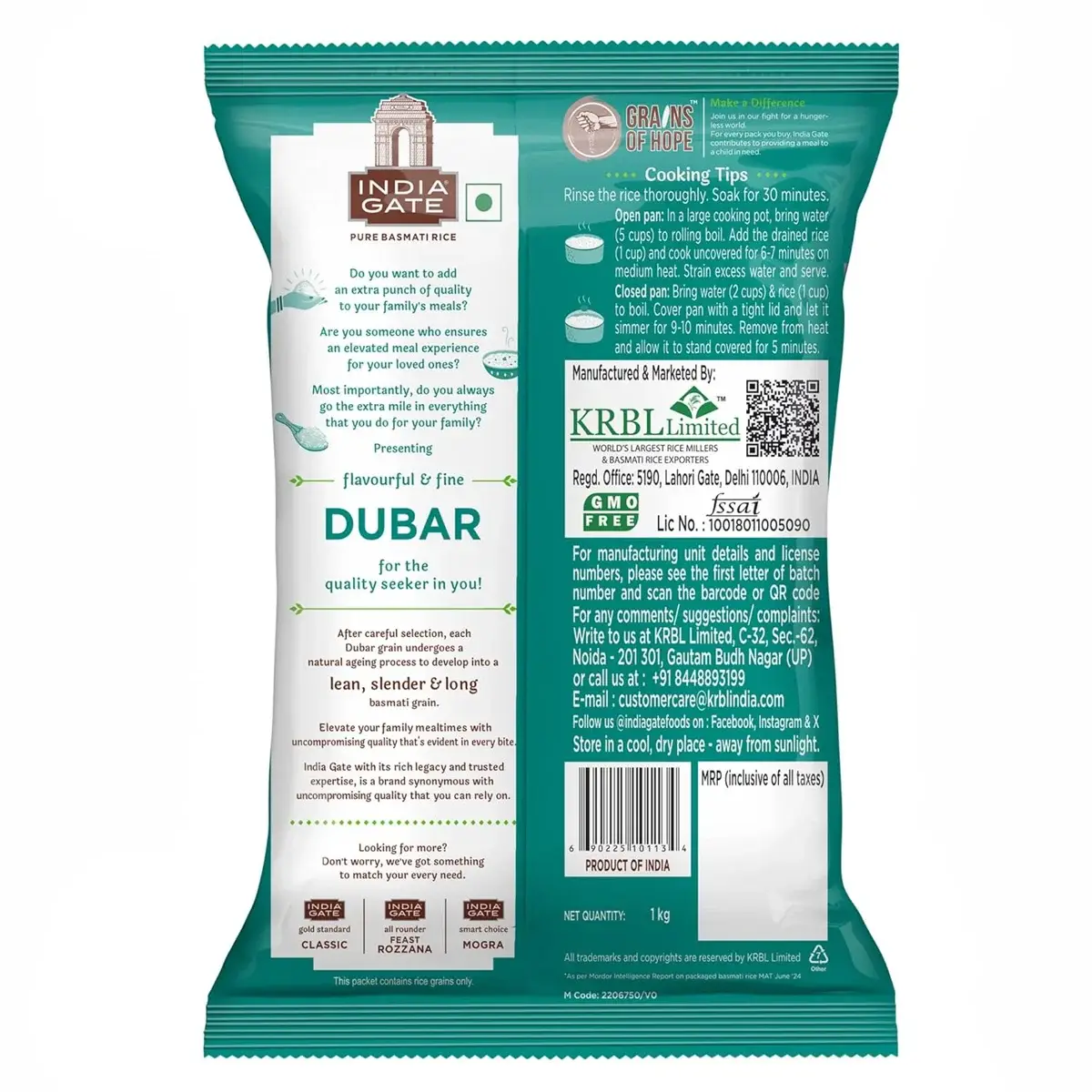 India Gate Dubar Basmati Rice 1kg – Soft, Fragrant & Perfect for Everyday Meals image 2