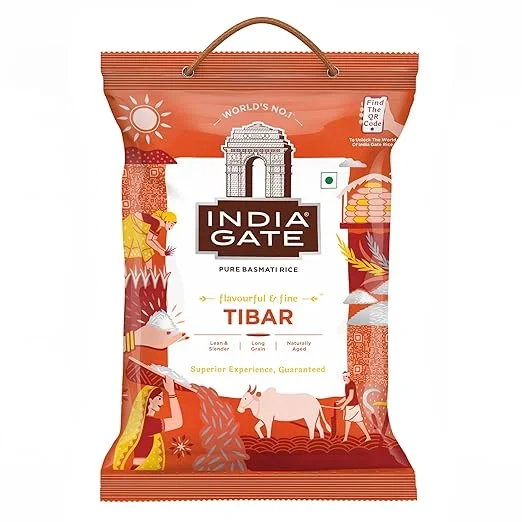 India Gate Basmati Rice Tibar 5 kg – Premium Long Grain Rice