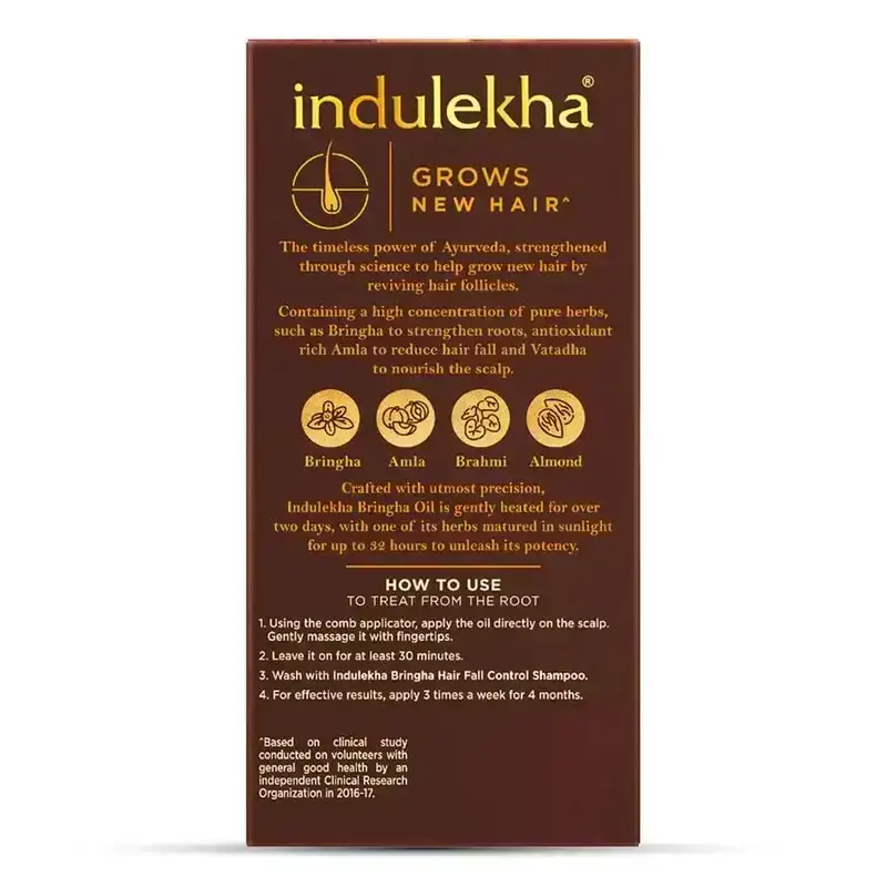 Indulekha, Bringha Ayurvedic Hair Oil, 50 ml image 2