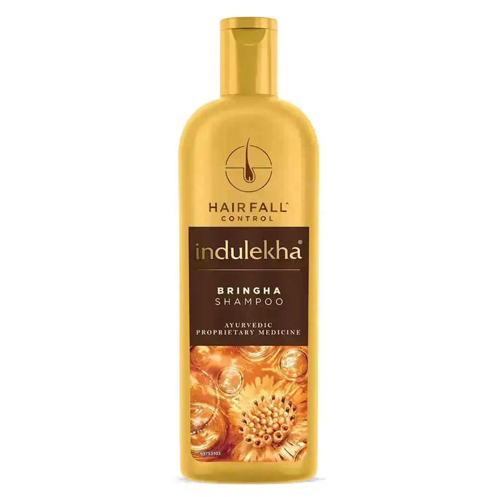 Indulekha Bringha Ayurvedic Shampoo 200ml. Ayurvedic shampoo for hair growth and reducing hair fall.