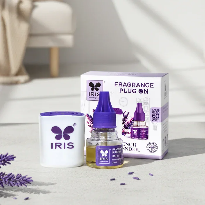 IRIS French Lavender Fragrance Plug On | Electric Air Freshener + 30ml Refill image 2