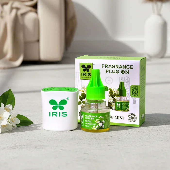 IRIS Jasmine Mist Fragrance Plug On | Electric Air Freshener + 30ml Refill image 2