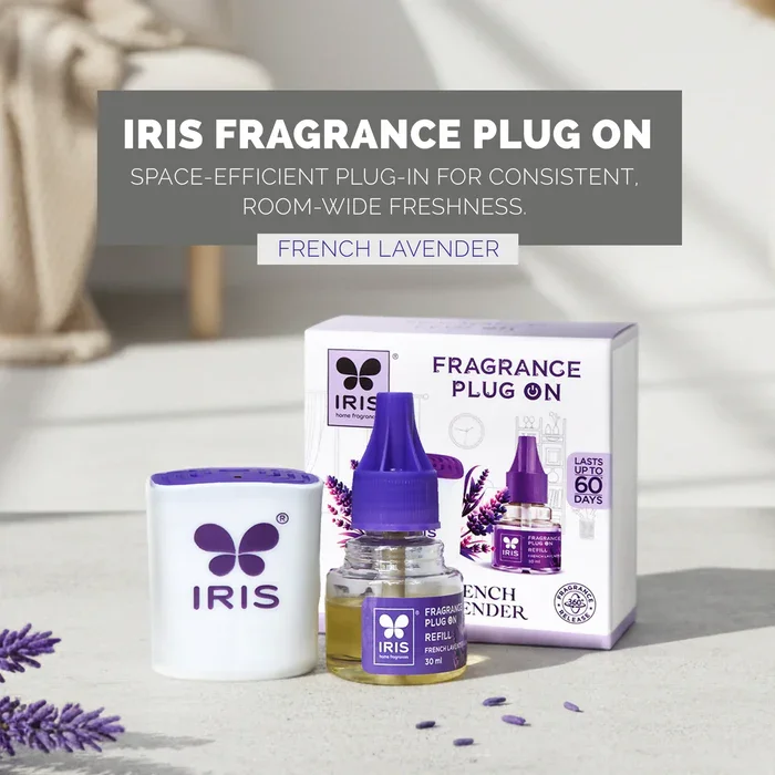 IRIS French Lavender Fragrance Plug On | Electric Air Freshener + 30ml Refill image 5