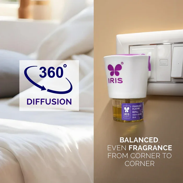 IRIS French Lavender Fragrance Plug On | Electric Air Freshener + 30ml Refill image 6