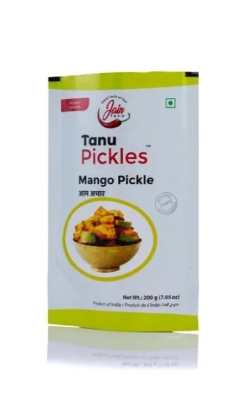 Jain Tanu Mango Pickle, 400g. Royal Taste of Pali.