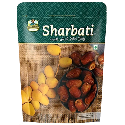 Jewel Farmer Sharbati Dates, Nutritious and Fresh, 500gm