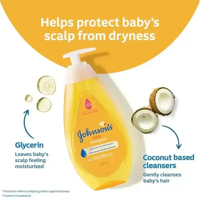 Johnson's Baby No More Tears Baby Shampoo, 500ml image 4