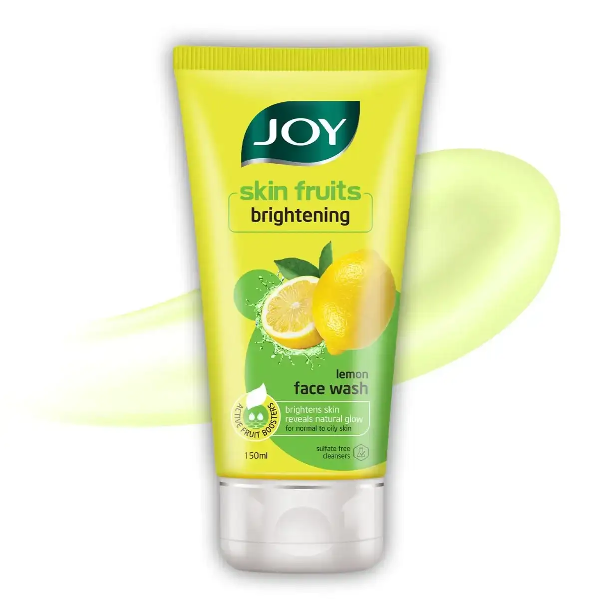 Joy Skin Fruits Lemon Brightening Face Wash 150ml. Brighten your skin with lemon extracts. Get a radiant glow.