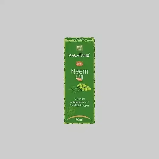 Kala Amb herbal neem oil, 50ml. Antibacterial oil for men and women. Natural skincare.