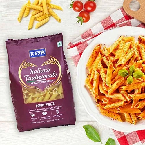  Keya 100% Durum Wheat Penne Pasta 500gm, Pack 2 image 4