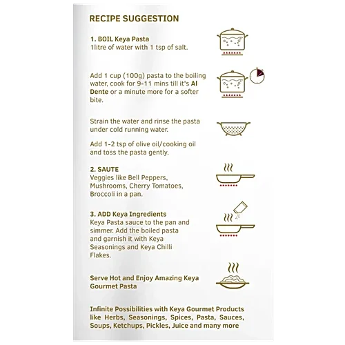  Keya Penne Pasta - 100% Durum Wheat Semolina, 400 g Pouch image 3