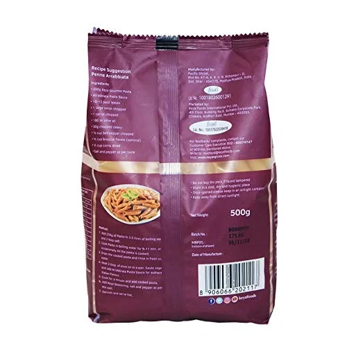  Keya 100% Durum Wheat Penne Pasta 500gm, Pack 2 image 5