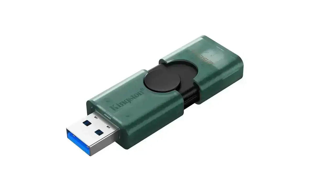 DataTraveler® Duo 256GB USB Flash Drive With dual USB-A and USB-C connectors, moving cap design, DTDEG2/256GB, 5 Year Warranty image 3