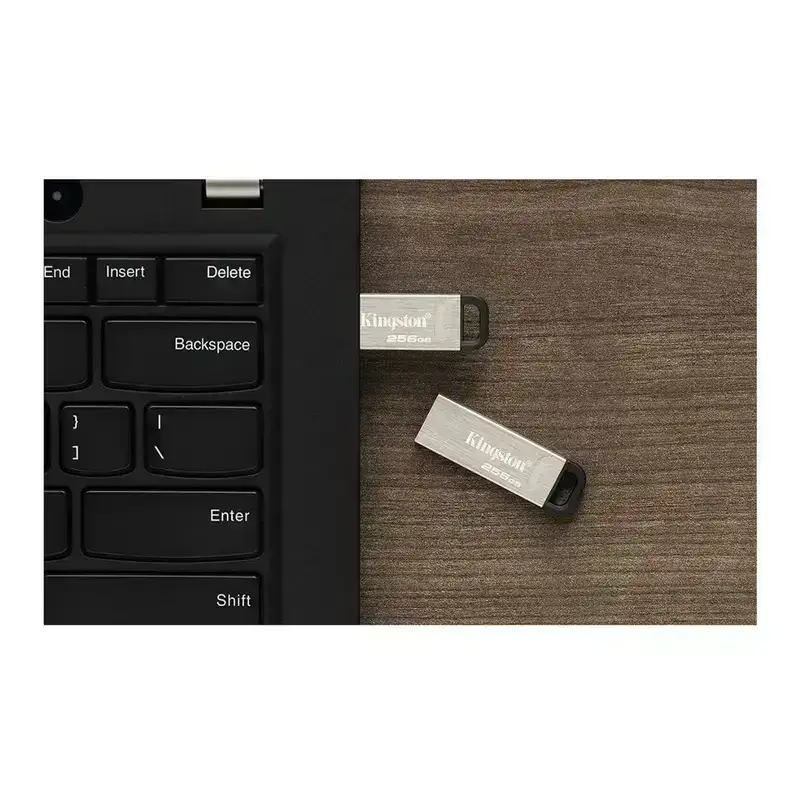 Kingston DataTraveler Kyson 256 GB pendrive USB 3.2 Gen 1, 200 MBps, Stylish Capless Metal Case (DTKN/256GB), 5 Year Warranty image 5
