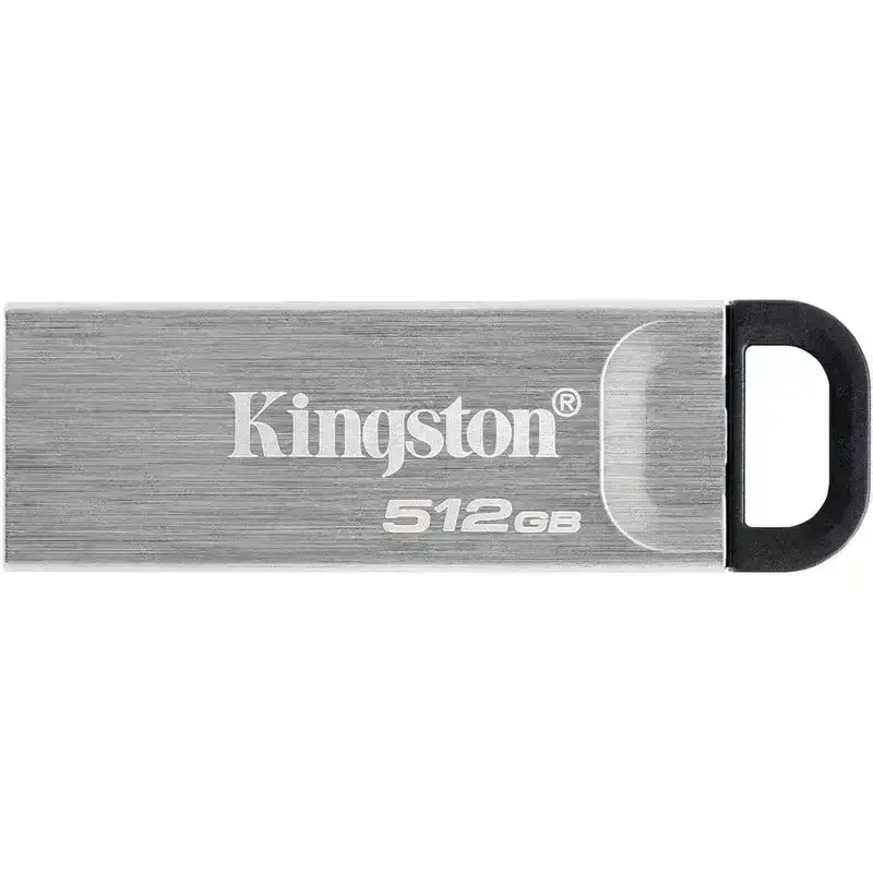 Kingston DataTraveler Kyson 512 GB pendrive USB 3.2 Gen 1, 200 MBps, Stylish Capless Metal Case (DTKN/512GB), 5 Year Warranty image 2