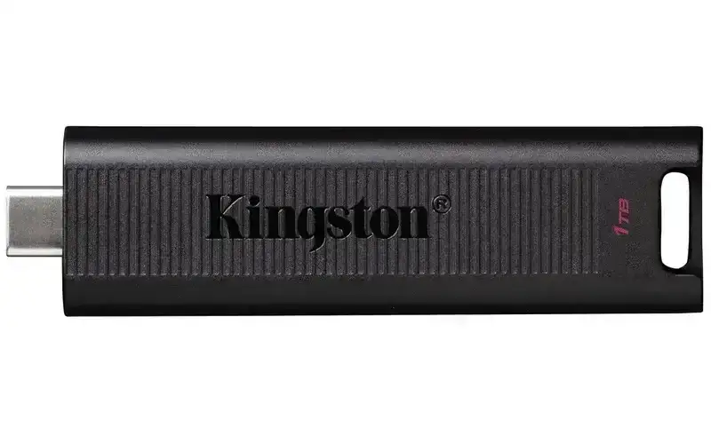 Kingston DataTraveler Max 1TB USB-A high-performance USB drive with speeds up to 1000MB/s read and 9000MB/s write.