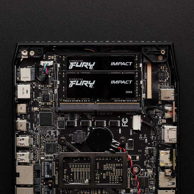 Kingston  Fury Impact 16GB 3200MHz DDR4, Laptop RAM / Memory, CL20 SODIMM, Black, KF432S20IB/16, 10 Year Warranty image 4