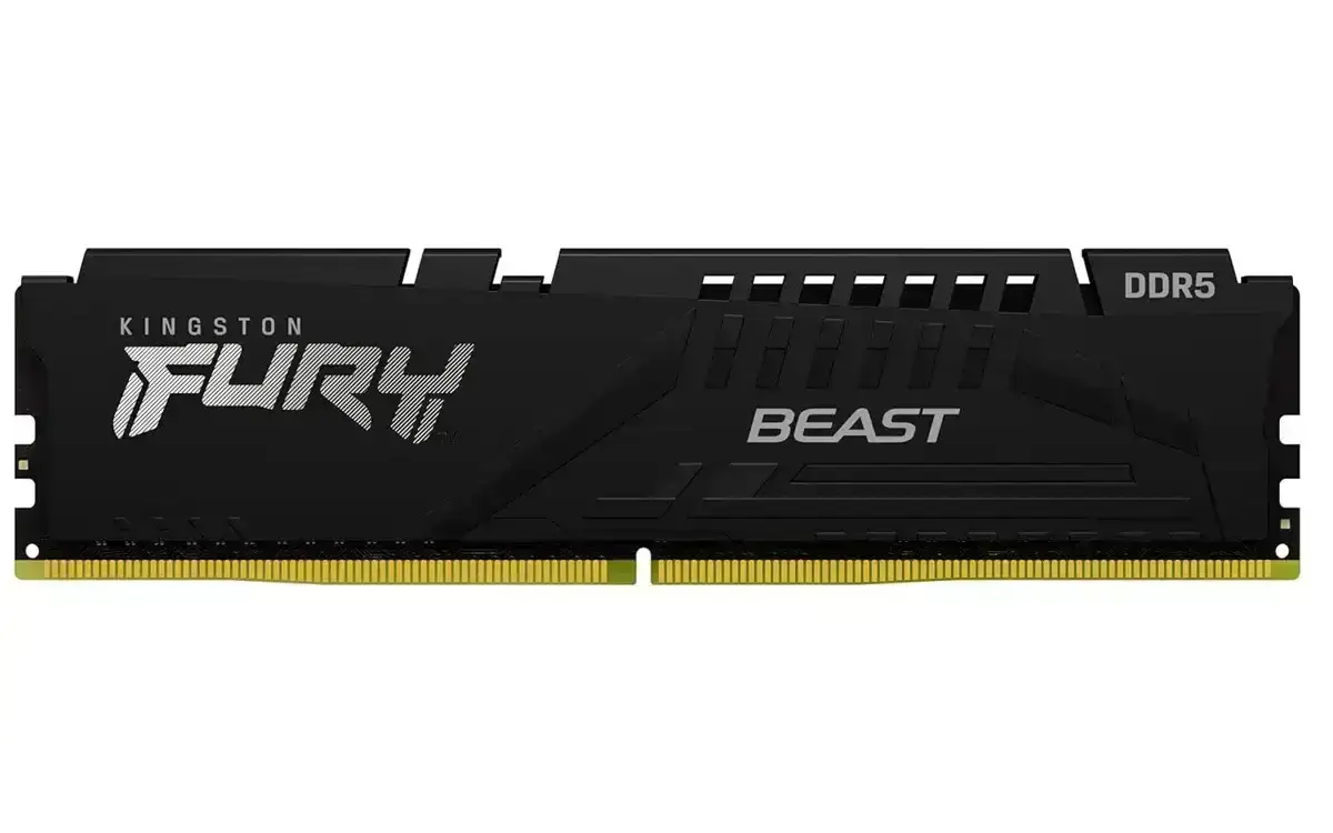Kingston Fury Beast 16GB 5600MHz DDR5 RAM, CL40 DIMM Desktop Memory, With Heatsink, KF556C40BB-16 Black, 10 Year Warranty image 3