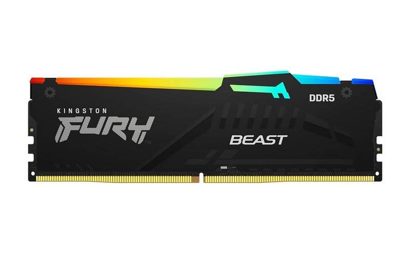 Kingston Fury Beast 32GB (2x16GB) 5600MHz DDR5 RAM, CL40 DIMM Desktop Memory, With Heatsink, KF556C40BBAK2-32, Black, 10 Year Warranty image 4