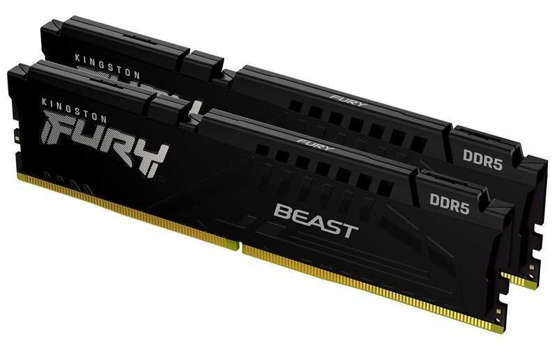 Kingston Fury Beast 32GB (2x16GB) 6000MHz DDR5 RAM, CL40 DIMM Desktop Memory, With Heatsink, KF560C40BBK2-32, Black, 10 Year Warranty image 7