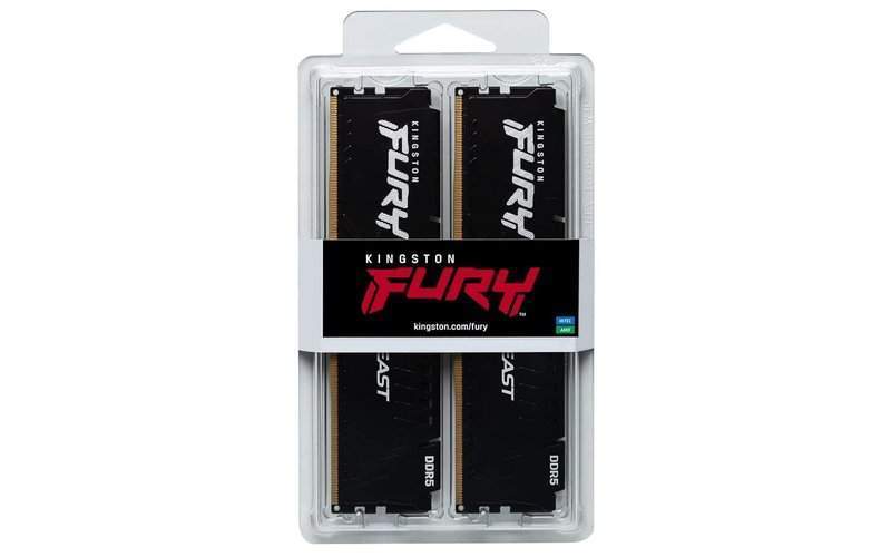 Kingston Fury Beast 32GB (2x16GB) 6000MHz DDR5 RAM, CL40 DIMM Desktop Memory, With Heatsink, KF560C40BBK2-32, Black, 10 Year Warranty image 11