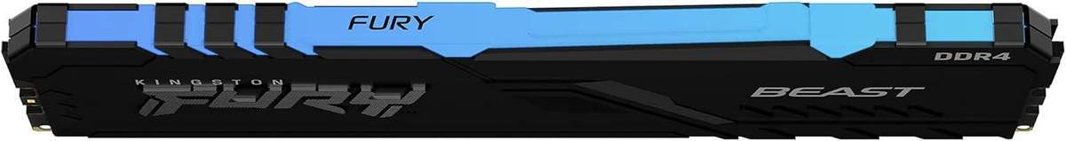 Kingston Fury Beast 8GB 3200MHz DDR4 CL16 DIMM, Desktop RAM / Memory, Black, Non RGB KF432C16BBA/8, 10 Year Warranty image 2