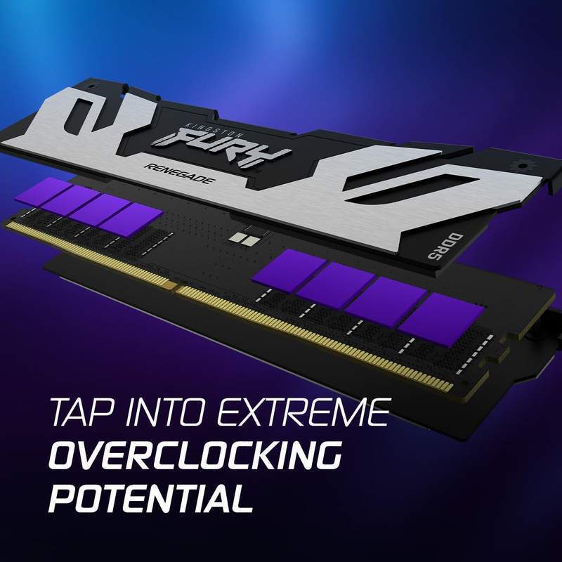 Kingston Fury Beast 32GB (2x16GB) 6000MT/s DDR5 RAM, CL32 DIMM Desktop Memory, With Heatsink, KF560C32RSK2-32, Black, 10 Year Warranty image 3