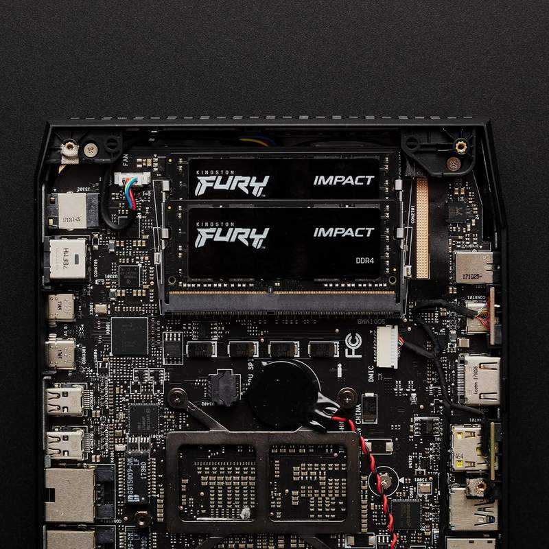 Kingston Fury Impact 8GB 3200MHz DDR4, CL20 SODIMM, Laptop RAM / Memory, Black, KF432S20IB/8, 10 Year Warranty image 4