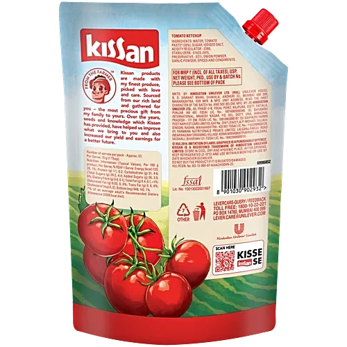 Kissan Fresh Tomato Ketchup 850g Pouch | Rich & Tangy Taste image 3