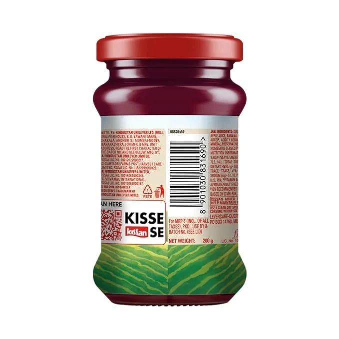 Kissan Mixed Fruit Jam , With Real Fruit Ingredients, 200gm image 5