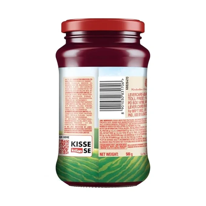 Kissan Mixed Fruit Jam, With Fruit Ingredients, 500gm image 5