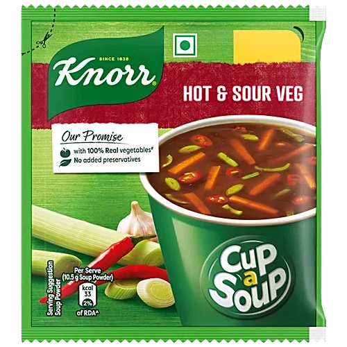  Knorr Hot Sour Cup A Soup Real Vegetables, 12g g image 2