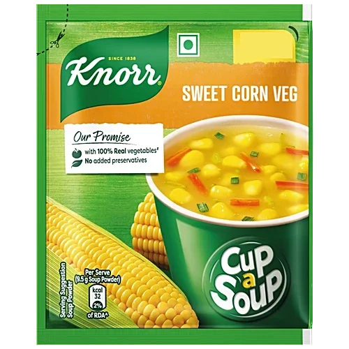 Knorr Instant Sweet Corn Cup A Soup, 10.5 g