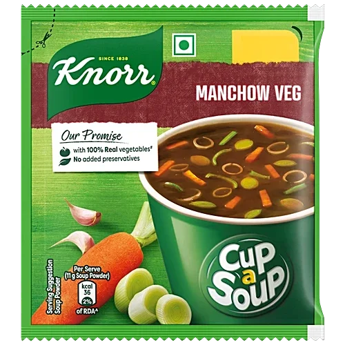  Knorr Manchow Cup A Soup Real Vegetables, 12 g image 2