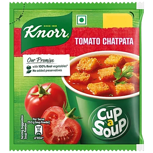  Knorr Instant Tomato Chatpata Cup A Soup Powder, 14.5 g image 2