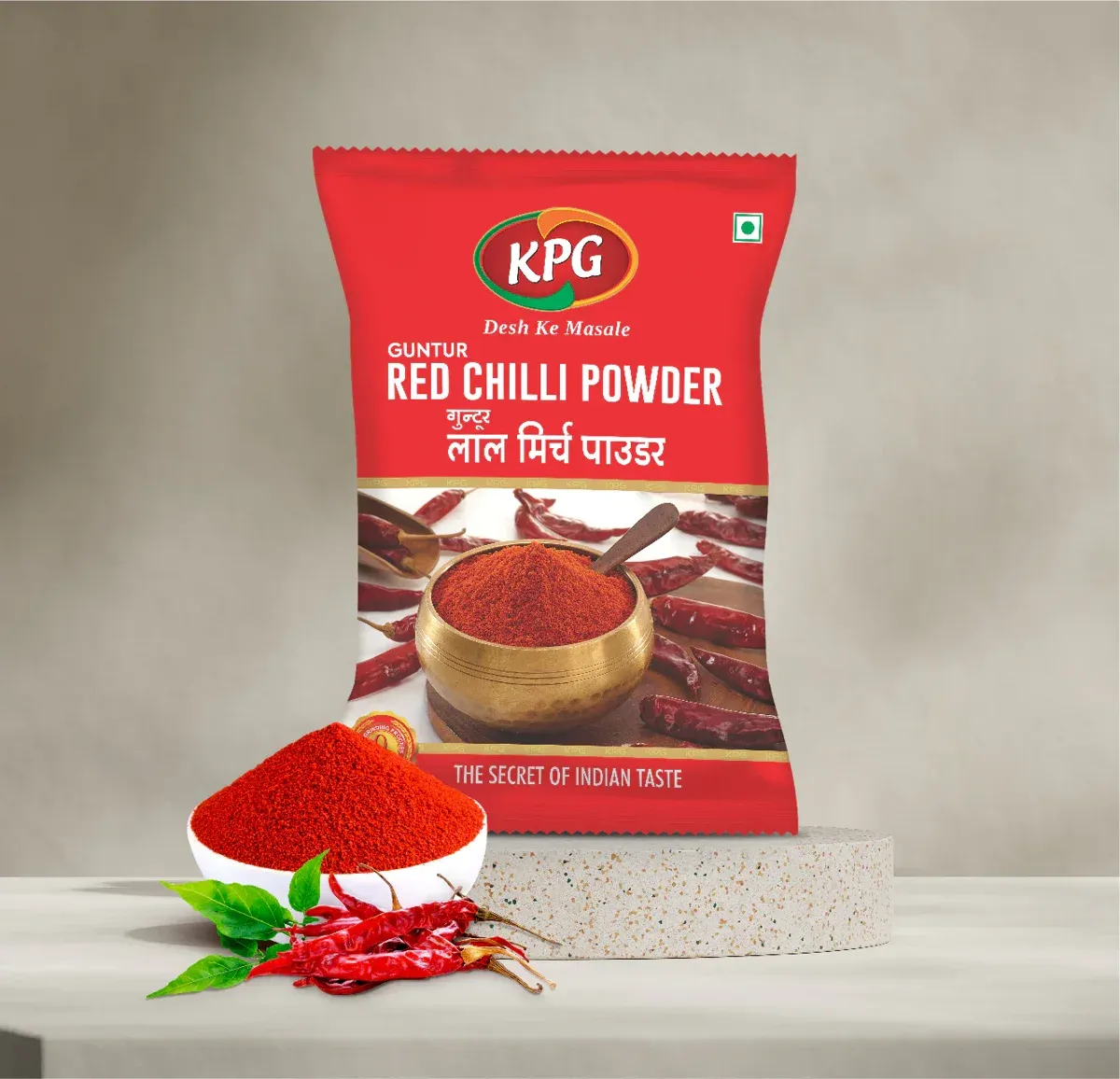 KPG Red Chilli Powder 200g | Premium Guntur Chilli Spice image 2