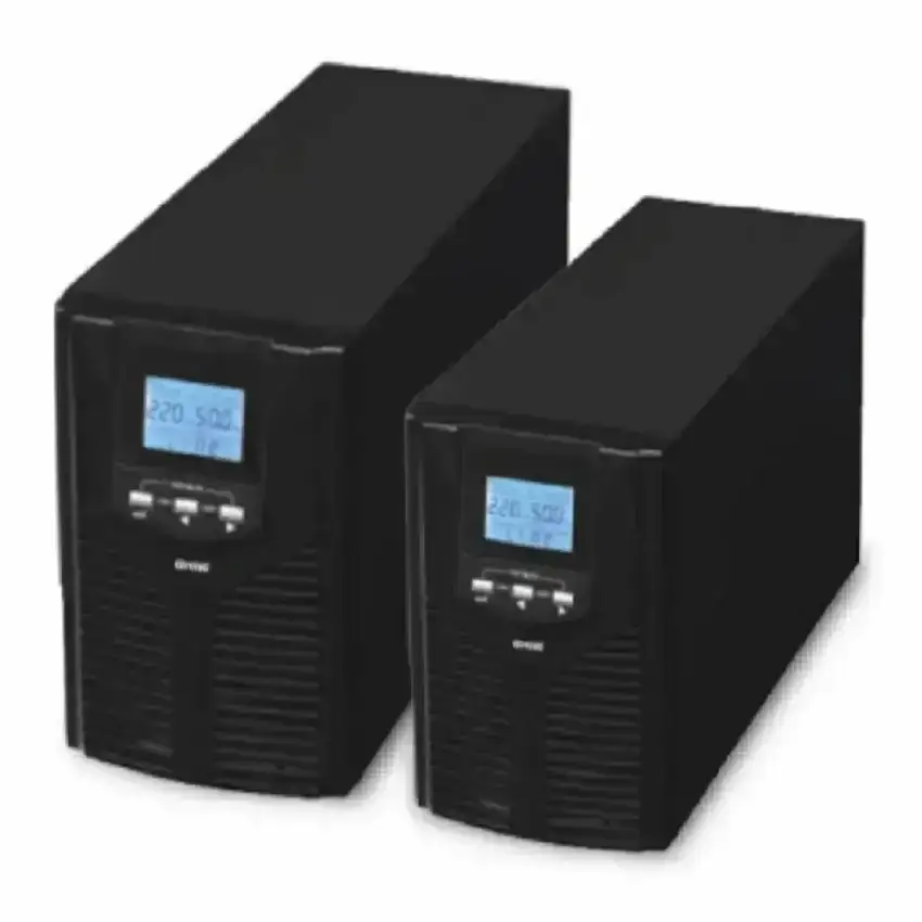 Krykard 1 KVA online UPS (EL-01) without battery. Single phase in/out, 2-year warranty. Ideal for uninterrupted power.
